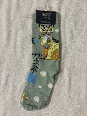 Green Gumball Poodle Cat Socks - NWT